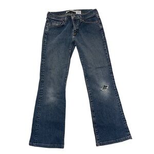 GAP Low Rise Boot Cut Stretch Medium Wash Jeans Size 10